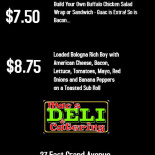 Bistro Land, Barlinek Menu
