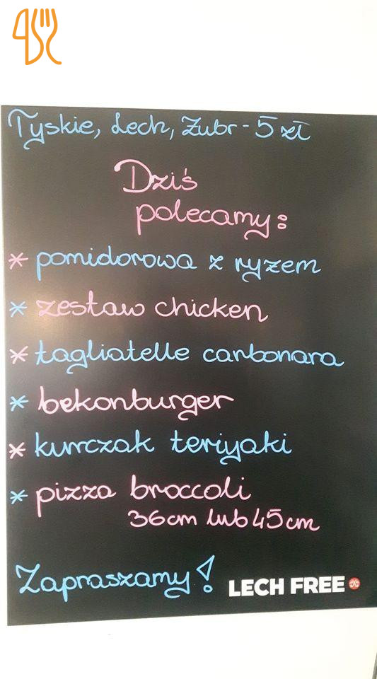 Strefa Dobrego Smaku Menu