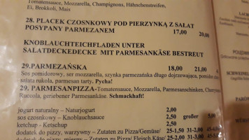 Prowansja Nasza menu