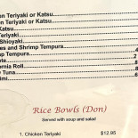 Vitalia Resort Menu