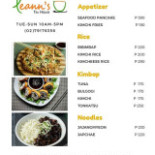Piwnica Pełna Smaków Menu