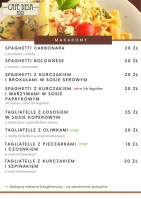 Maćkowa Chata menu