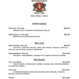 Niezapominajka Imielin, Menu