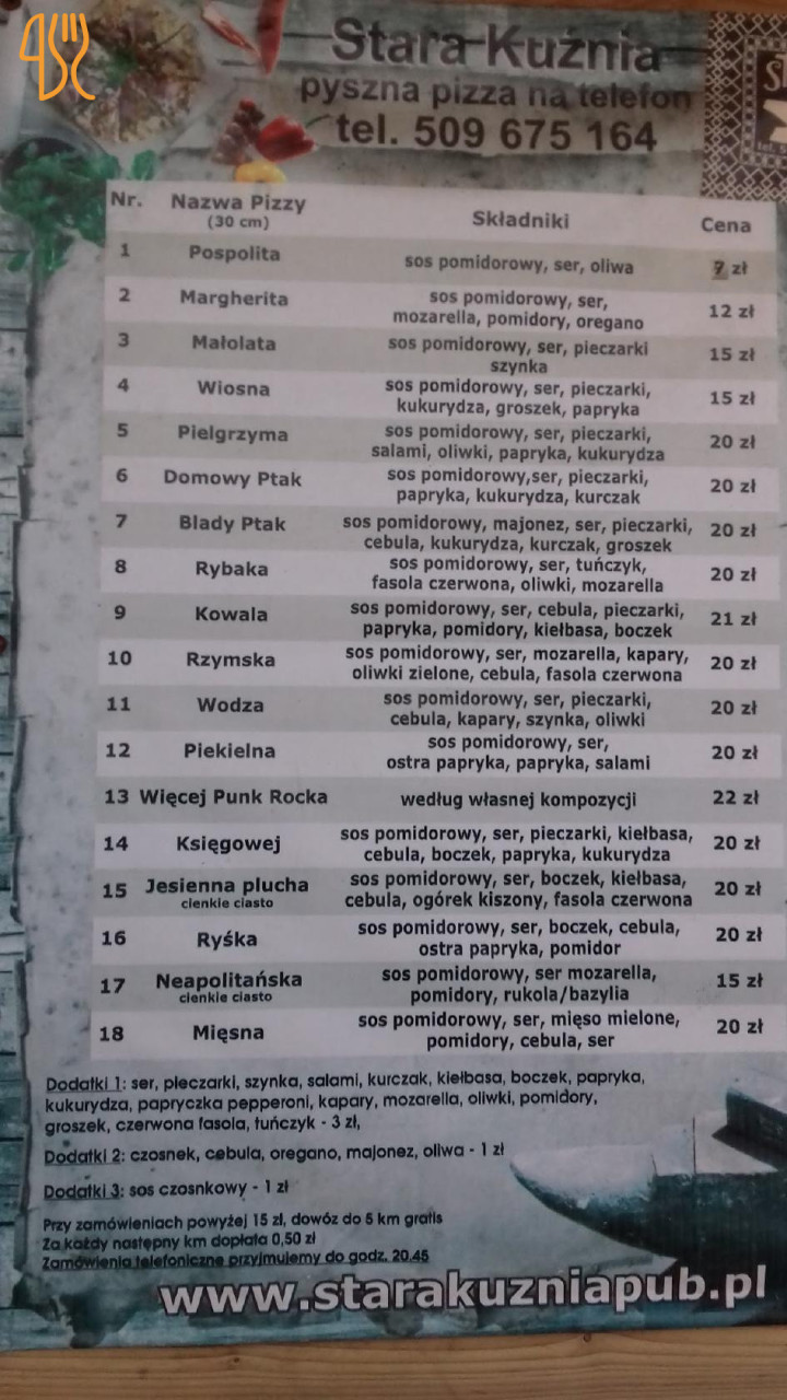 Kantyna Restauracja Bar Menu
