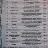 Kantyna Restauracja Bar Menu