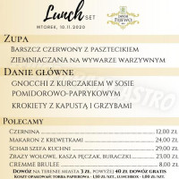 Dwór Fijewo menu