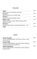 Basilico menu