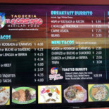 Whiplash Music Bar Menu