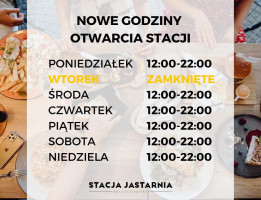 Stacja Jastarnia Bar&restauracja menu