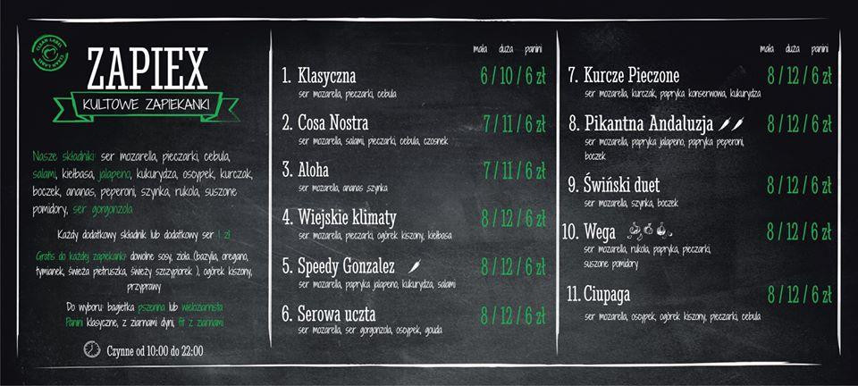 Tibesti 2 Go! Dobrodzień Menu