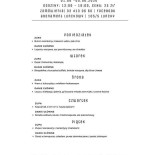 NaleŚniki HajnÓwka Menu