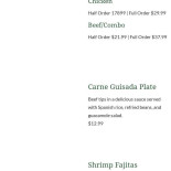 Browar Polnocny Menu