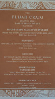 Al Mare menu