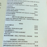 Mickiewicza 11 Menu