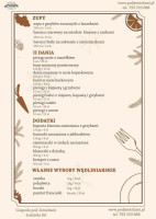 Kuźnia Smaku menu