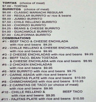 Okrutny Burger Brothers menu