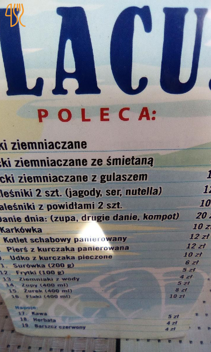 Jackowo Menu