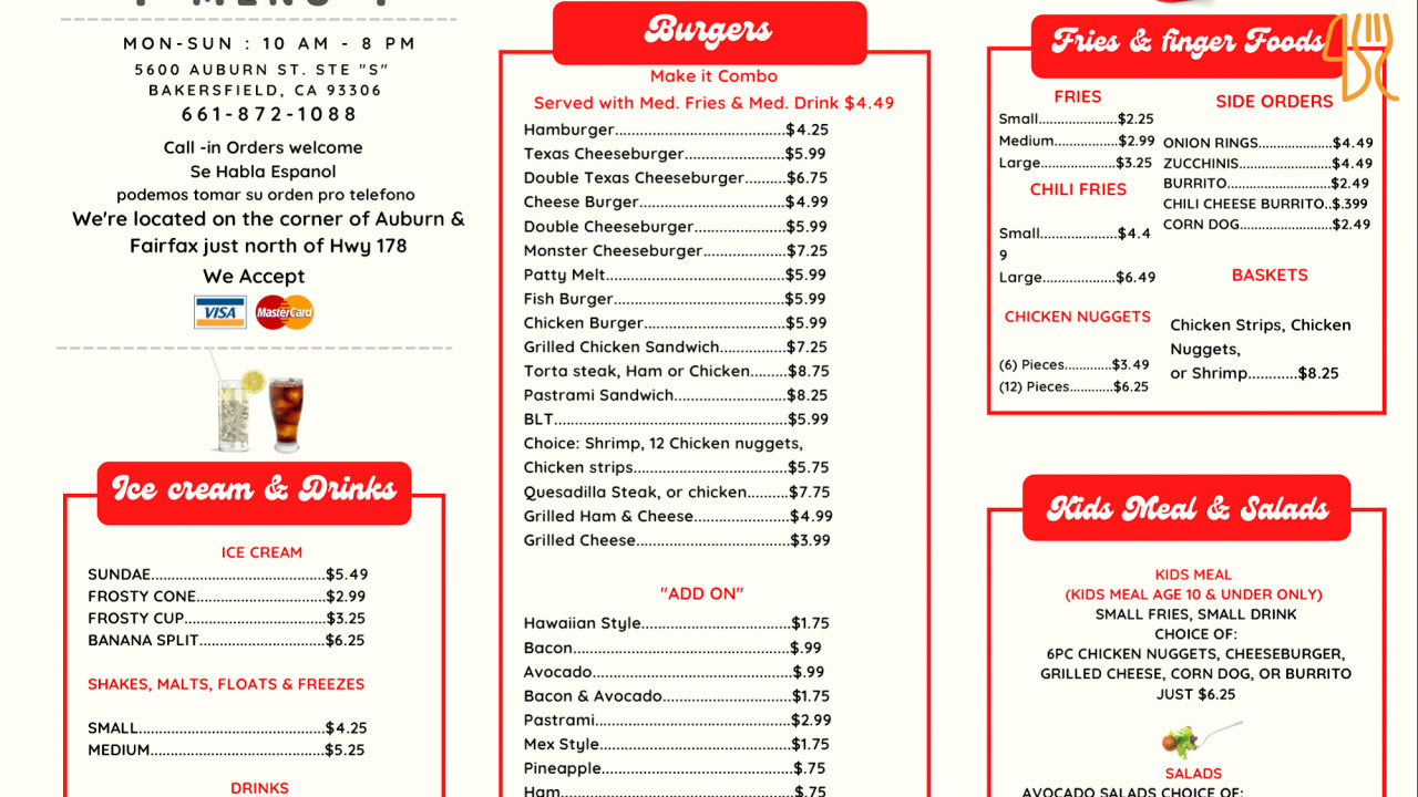 Jackowo Menu