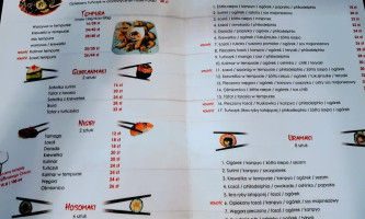 Riva Pizzeria Sushi menu