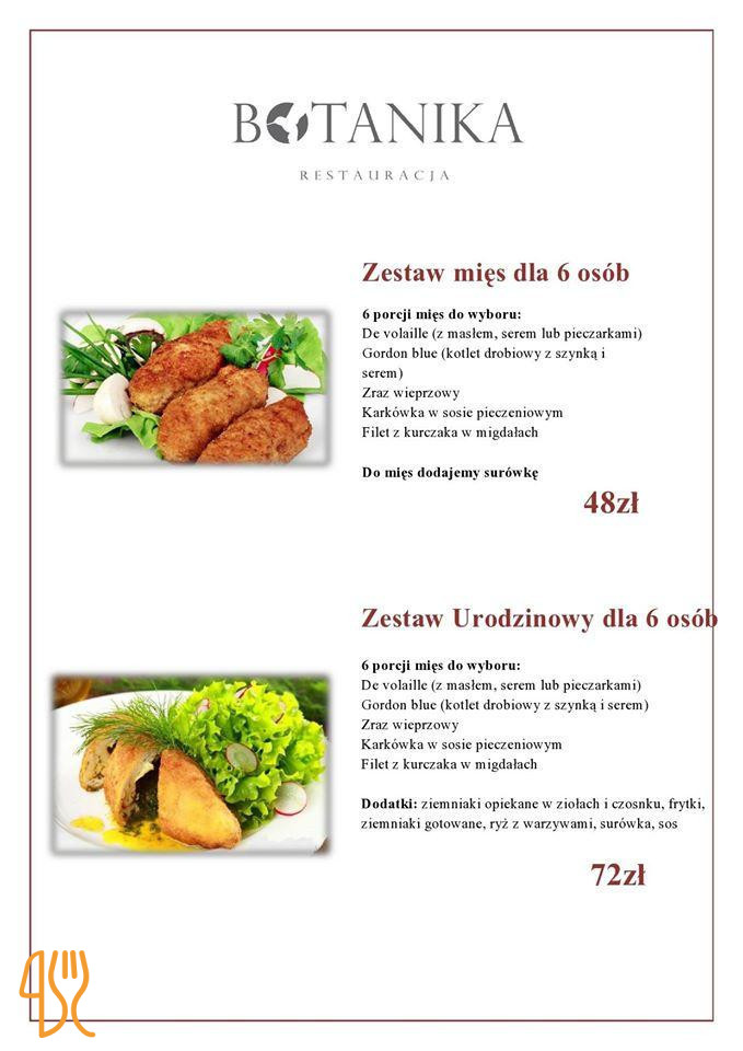 Molo Busola Menu