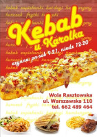 Pizza Kebab U Karolka menu