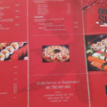 Oedo Sushi Menu