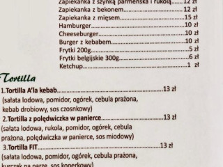 Malgorzata Sobota Pizzeria Goya Firma Uslugowo Handlowa Menu