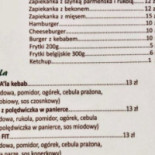 Malgorzata Sobota Pizzeria Goya Firma Uslugowo Handlowa Menu