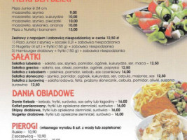 Pizza Nad Wisla menu