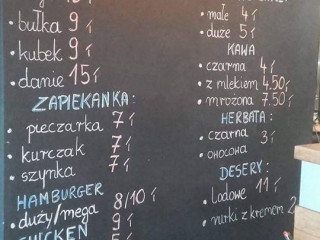 Cafe Pub Na Winklu Menu