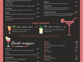 La Playa Caffe And Drinks menu