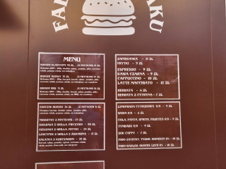 Fabryka Smaku Nie Tylko Burgery Menu