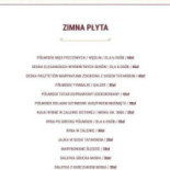Gościnna Kalety Menu