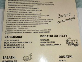 Pizza W Cichowie Menu