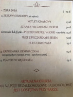 Pałacowa Pizzeria Obiady Domowe Menu