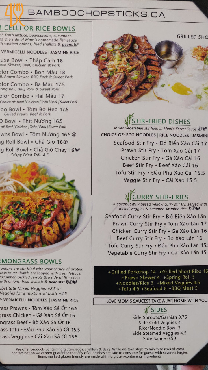 Yakibar! Sushi Menu