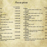 Małe Co Nieco. Pizzeria, Menu